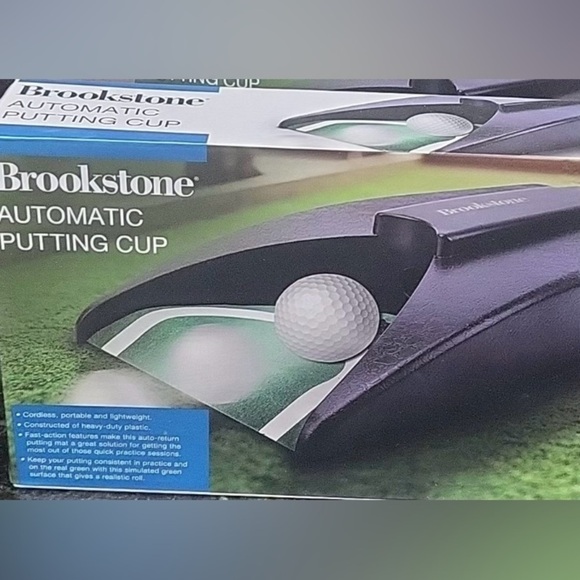 Brookstone Other - BROOKSTONE GOLF GIFT NIB AUTOMATIC PUTTING CUP NEW PRACTICE GOLFING 🏌️‍♂️